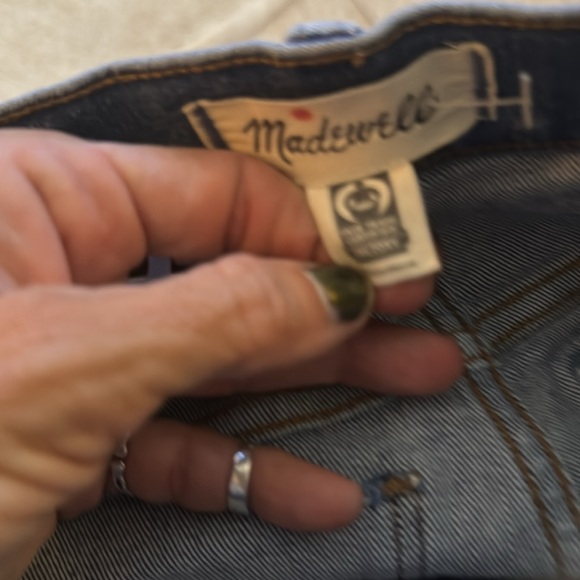 Madewell mid rise kick out Flare Jeans in Classic Blue size 23 - Picture 4 of 12